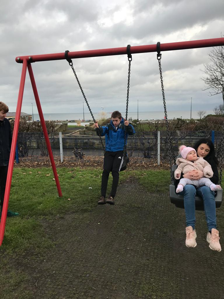 Swings and young parents